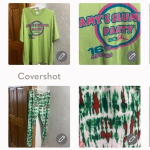 Amy’s slumber party 93Q Tee 3XL+ LuLaRoe TC stretch fit leggings